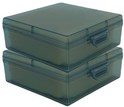 Elimeta tvålskålar för badrum (2-pack) – fyrkantig tvålbehållare för resor med lock – bärbar tvålhållare för dusch – blå – polypropylen (PP) material