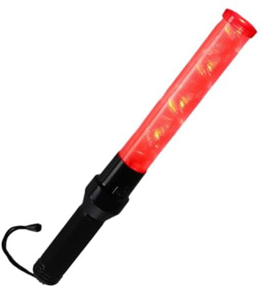Jadeshay Bâton de Circulation Clignotant LED, LED Baton Baton Lumineux Fluorescent Bâton de Signalisation Routière à LED Pour Contrôle de Circulation, Camping en Plein air