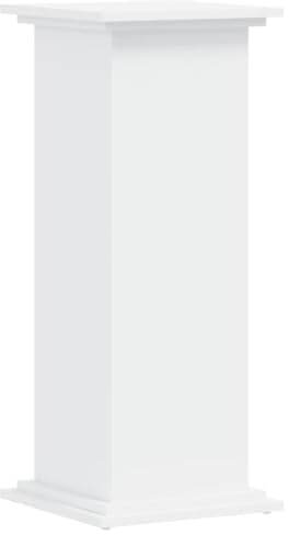 vidaXL Support pour plantes blanc 33x33x80 cm bois d'ingénierie