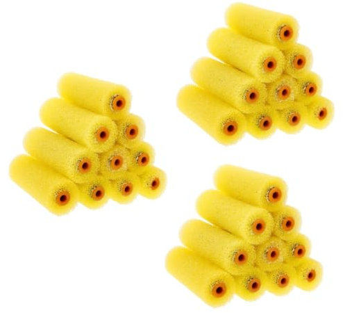 ARTIBETTER 30stücke Malerrollenbezüge Für Elastische Malerrollen Für Wandmalerei Geeignet Für Farbwalzenrahmen Einfache Handhabung Und Austausch Für Innen Und Außenanwendungen