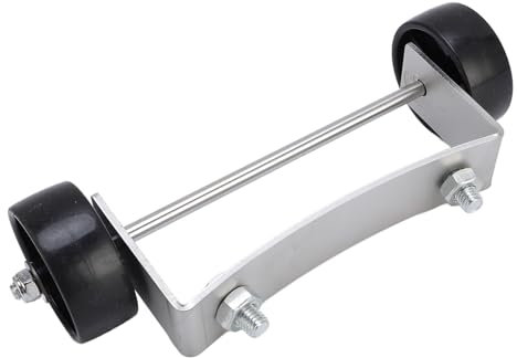 Kit de Rueda del Calentador de Patio Acero Inoxidable Neumáticos, Rueda Neumático Plástico para Equipos Calefacción Dispositivo Calentamiento, Calentadores Patio