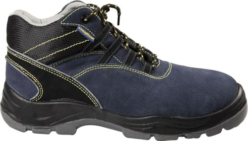 Safety Shoes Shoes S1P Crust and HIGH Fabric TG.43 Blue