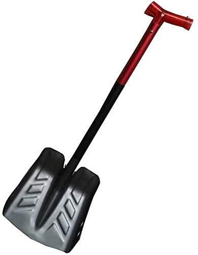 Shovel Pelles à Neige Pliable Pelle à Neige, Pelle de Survie Haut de Gamme extérieur Survie Pelle Pliante Camp Spade Outil réglable Pelle à Neige LQHZWYC (Color : Black)