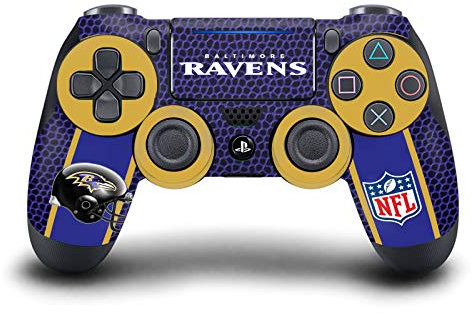 Head Case Designs Officially Licensed NFL Baltimore Ravens Team 1 Vinyl Sticker Gaming Skin Decal Cover Compatible With Sony PlayStation 4 PS4 DualShock 4 Controller