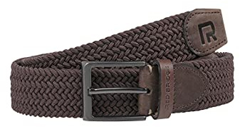 RED BRIDGE Cinturón elástico para hombres y mujeres Trenzado Unisex Marrón 90