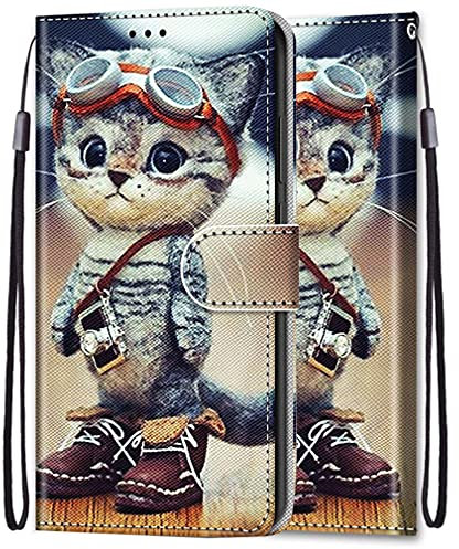 LEMORRY Handyhülle für Nokia G10 G20 Ledertasche Hülle, Klapp Brieftasche mit Kreditkarteninhaber Stehen Funktion, Stoßfeste Silikon Schale Hüllen Nokia G10 G20, Entwurf 1