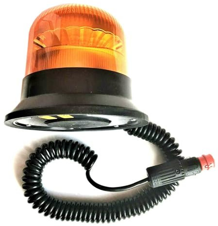 MelTruck® LED Rundumleuchte Warnleuchte 12V 24V Magnet für PKW LKW Traktor IP68 Blitz E9