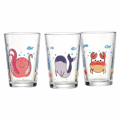 Ritzenhoff & Breker Monde sous-marin Gobelet pour enfants 3 pcs. verre à boire enfants
