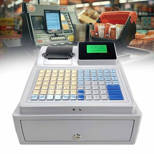 Cash-Management-System, Registrierkasse Mit 81 Tasten, Registrierkasse FüR SupermäRkte, Geeignet FüR Restaurants, GroßMäRkte, Convenience-Stores
