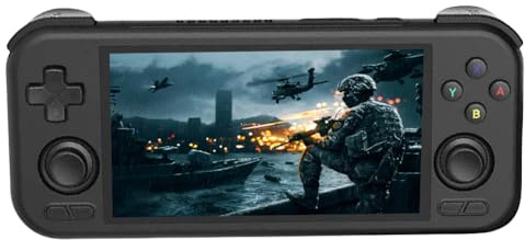 Fiorky Pocket 4Pro Console di gioco portatile 8G + 128 GB Palmari Retro Player Touch screen da 4,7 pollici Console di gioco portatile Console WiFi 6.0 BT 5.2 (Nero classico)