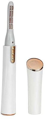Healeved Rizador de Pestañas y Material Abs Pinza Calefactora Eléctrico Portátil Cuerpo Mini para Mujer para Uso en Casa