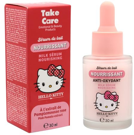 TAKE CARE - Hello Kitty, Siero, Latte, Viso, Nutriente, Pompelmo rosa, Vegano, Take Care