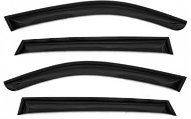 FROSCH Passform windabweiser für BMW X1, 2009-2015, SUV 5 Türen, 4 TLG.