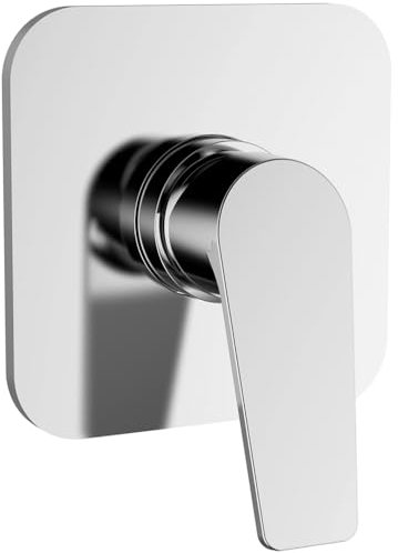 Schläfer 25505014 | Mitigeur monocommande pour douche encastré 1/2série Cloe, cartouche diam 35 mm chrome argent, Made in Italy