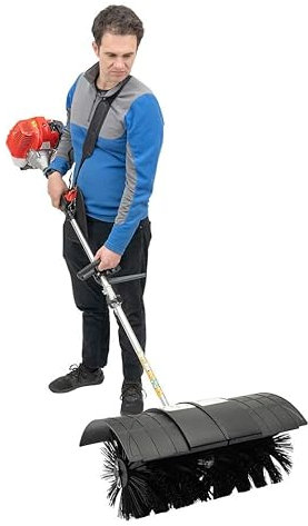 52CC 2.3 CV, scopa a benzina, spazzaneve motorizzata, spazzaneve aggiornato, set spazzaneve per esterni