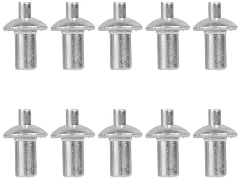 50Pcs Aluminum Alloy Tapping Expansion Screws Core Rivets Hammer Drive Nails Head Percussion Tapping Fixing Tool