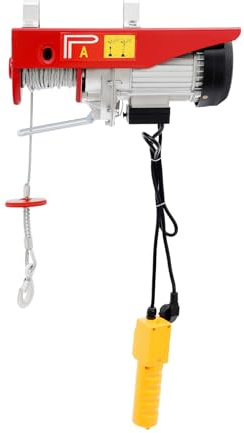 Verricello elettrico, 1300 W, paranco elettrico 10 m/minuto, portata 800 kg, altezza di sollevamento 12 m, paranco a catena per fabbriche, officine, case automobilistiche