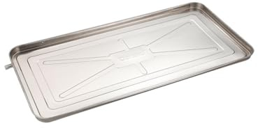 Air Conditioner Drip Pan - Galvanized Iron & Plastic Silver AC Accessory Ac Room Accessories External Unit Drain Easy Install Leak Prevention