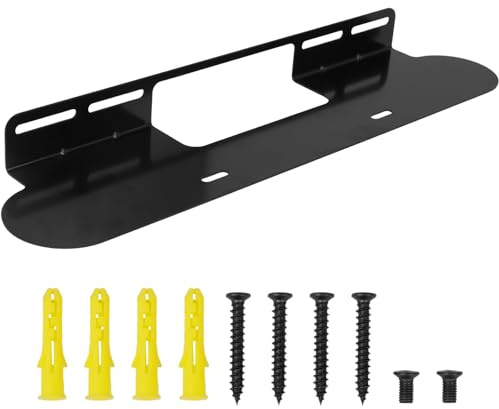 LOMGDOVC Soundbar Wall Mount for Sonos Beam Wall Mount Bracket for Gen 2 & Gen 1 | Soundbar TV Mount with Secure & Low Profile Design | Includes All Mounting Hardware,Black