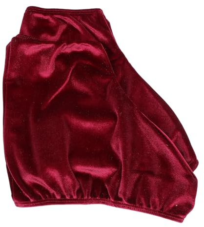 DEARMAMY Copriscarpe per Pattini da Ghiaccio e Roller Copristivali Elastici Resistenti All’Usura Robusto Colore Rosso Scuro Confezione 1 Paio per Pattinaggio Artistico e Hockey su