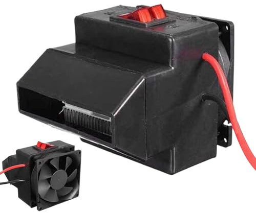 Generico Calefactor para vehículos – Calefacción rápida y lista para usar – Termoventilador de 12 V para coche – Para Berlinas, Pickup, vehículos comerciales, remolques, caravanas y camiones