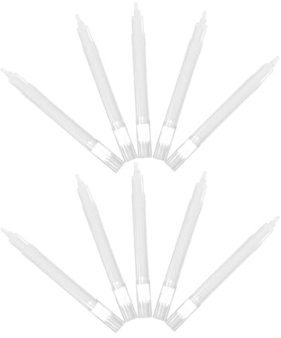 PACKOVE Lot de 10 Marqueurs D'art Rechargeables Vides Corps Épaissi, Stylo à Encre Vierge pour Peinture Acrylique et Huile, Stylo Tube Rechargeable pour Graffiti et Travaux Artistiques