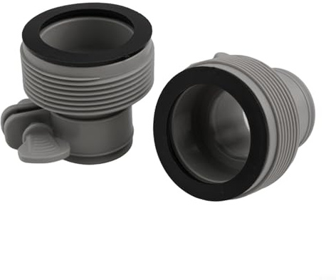 2er Set Schlauchadapter 1 25 auf 1 5 Typ B für INTEX für Pumpen und Meerwasseranlagen geeignet für oberirdische Poolanschlüsse