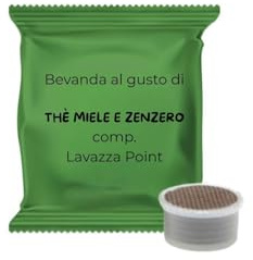 50 Capsule compatibili con Lavazza Espresso Point FAP - Bevande Caffè dal Mondo - Natura dal Mondo (Miele e Zenzero)