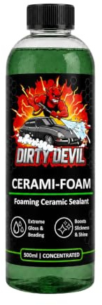 DIRTY DEVIL Build Your Own Car Care Bundle For Just £18.99 – Choose Any 4 x 500ML Car Cleaning Products – Mix & Match Vehicle Detailing Kit, CERAMI-Foam - Foaming Ceramic Sealant