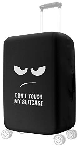 kwmobile Koffer Hülle für Koffer (L) - Elastische Kofferschutzhülle mit Reißverschluss - Reisekoffer Überzug Case