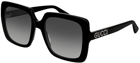 Gucci Occhiali da Sole GG0418S Black/Grey Shaded 54/20/140 donna