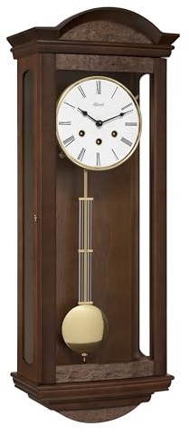Hermle Mechanical Wall Clock in Walnut Plays Westminster Chime 71001-030341