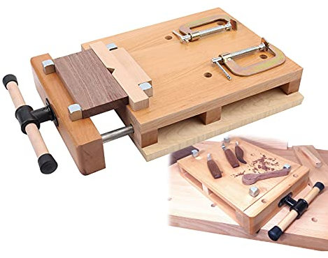 Duchunsheng Portatile Banco di Lavoro Vice con Morsa per La Lavorazione del Legno da Tavolo Regolabile Banco da Lavoro in Legno Duro per Gli Strumenti di Lavorazione del Legno Accessori Box Auto