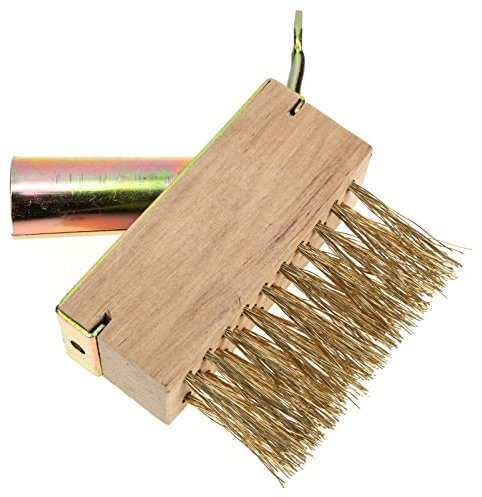 Happyyami Mossentferner Bürste Mit Langem Stiel Stahlbürste Für Gartenreinigung Fugenbürste Für Effektive Unkrautentfernung Ergonomisch Und Langlebig Für Garten