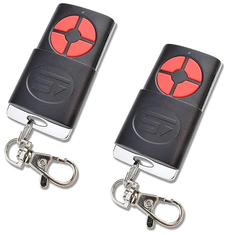 2 x Handsender Sommer 868 MHz kompatibel Funk Fernbedienung ersetzt 4020 tx03-868-4 4026 mit 868,8 MHz