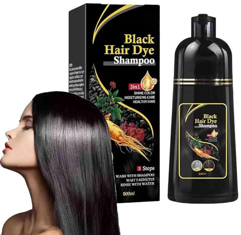 EXQST Shampoo für gefärbtes Haar, 3 in 1, geeignet für trockenes Haar, 6000 ml, Damen-Shampoo für gefärbtes schwarzes Haar