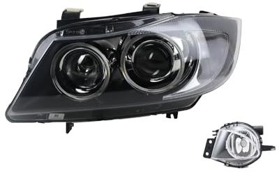 Johns, Faros de xenón aptos para BMW Serie 3 E90 E91 01/2005-08/08 D1S H7 Li. + niebla