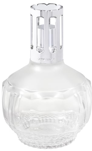 MAISON BERGER - Lampe Berger Fragrance Lamp Diffuser - Model Molecule - Air Freshener - 7.3 inches (White) Catalytic Odor Eliminator for Home, Kitchen, Bathroom - Luxury Scented Oils not Included