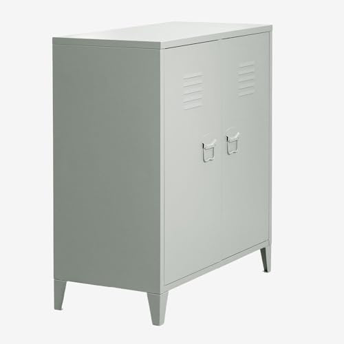 SKLUM Spind-Sideboard mit 2 Türen aus Stahl Pohpli -