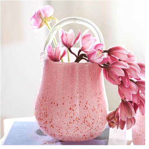 Vase fraise pour fleurs, joli sac vase mignon poisson sac vase, décoration de ferme moderne, style 2