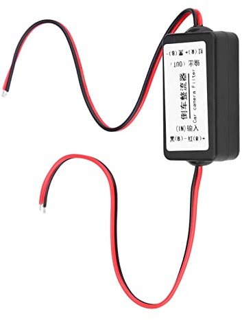 TOPINCN 12V DC Auto Rückfahrkamera Leistungsrelais Kondensator Filter Gleichrichter