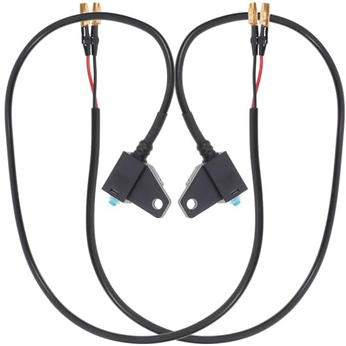 SOLUSTRE Motorrad Bremslichtschalter Mit Kabel Wasserdichter Bremsschalter Für Elektrofahrrad Und Motorrad Zuverlässiger Bremslichtschalter Rechts Links 20.47X1.22X0.63In