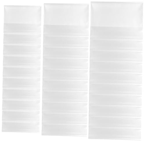VILLCASE 30stücke Transparenter Buchumschlag Wiederverwendbar Buchschutzumschlag Kratzfester Lehrbuchschutz Schmutzfester Buchschutzumschlag Buchfolie