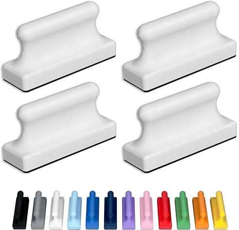 Glassboard Studio MegaPawn Magnets - Neodymium - Heavy Duty, Colorful, Ergonomic, Ideal for Crafting, Quilting, and as Magnetic Knife Holders (Snow White, Pawn, 4)