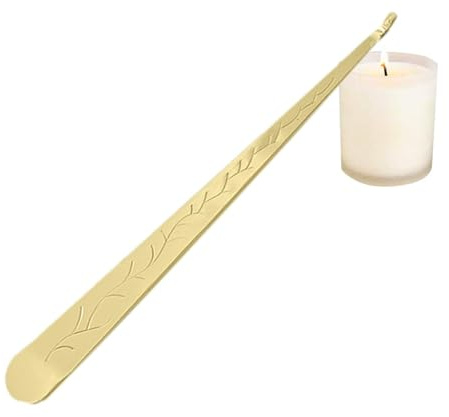 Spegnicandele - Estintore per stoppini in acciaio inossidabile con manico lungo, elegante accessorio per soffiare candele | Strumento facile e sicuro per spegnere la candela, perfetto per gli amanti d