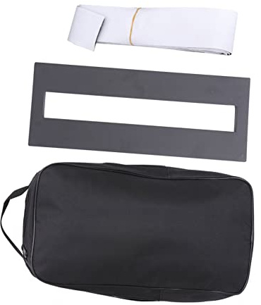 Gitarrenzubehör Effektpedal Halterung Satz Schwarz Aluminiumlegierung | Full Wrap Winkel, Oxford Gewebe Tasche, Geruchlos, 1 Satz für Gitarristen