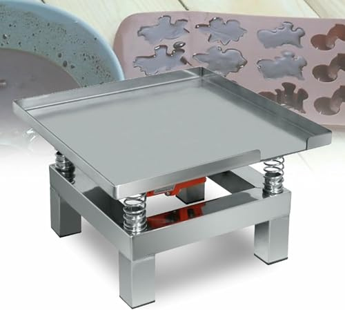 Vibrateur éLectrique pour BéTon Table vibrante à plaque plate, machine à chocolat vibrante, banc d'essai 1378 x 1378, plateforme de moulage par injection