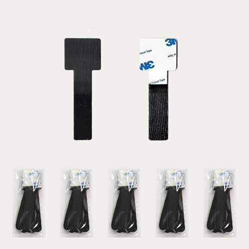 InYoHui 50 PCS Under Desk Cable Clips Self-Adhesive Hook Loop Cord Organiser