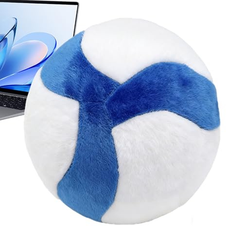 Peluche de Voleibol - Decoración para Exhibición y Artículo Coleccionable,Juguete De Peluche Ruso De Vóleibol | Para Dormitorio Sala Escritorio Niños Niñas Adultos Adolescentes Y Aficionados Al Deport