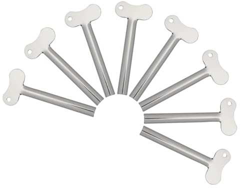 POPETPOP Presse-tube Résistant Manuel Fer Inoxydable en de Dentifrice Lot de 8 Pièces, Design Élégant la Rouille Moderne Économie de Produit et pour Salle de Bain